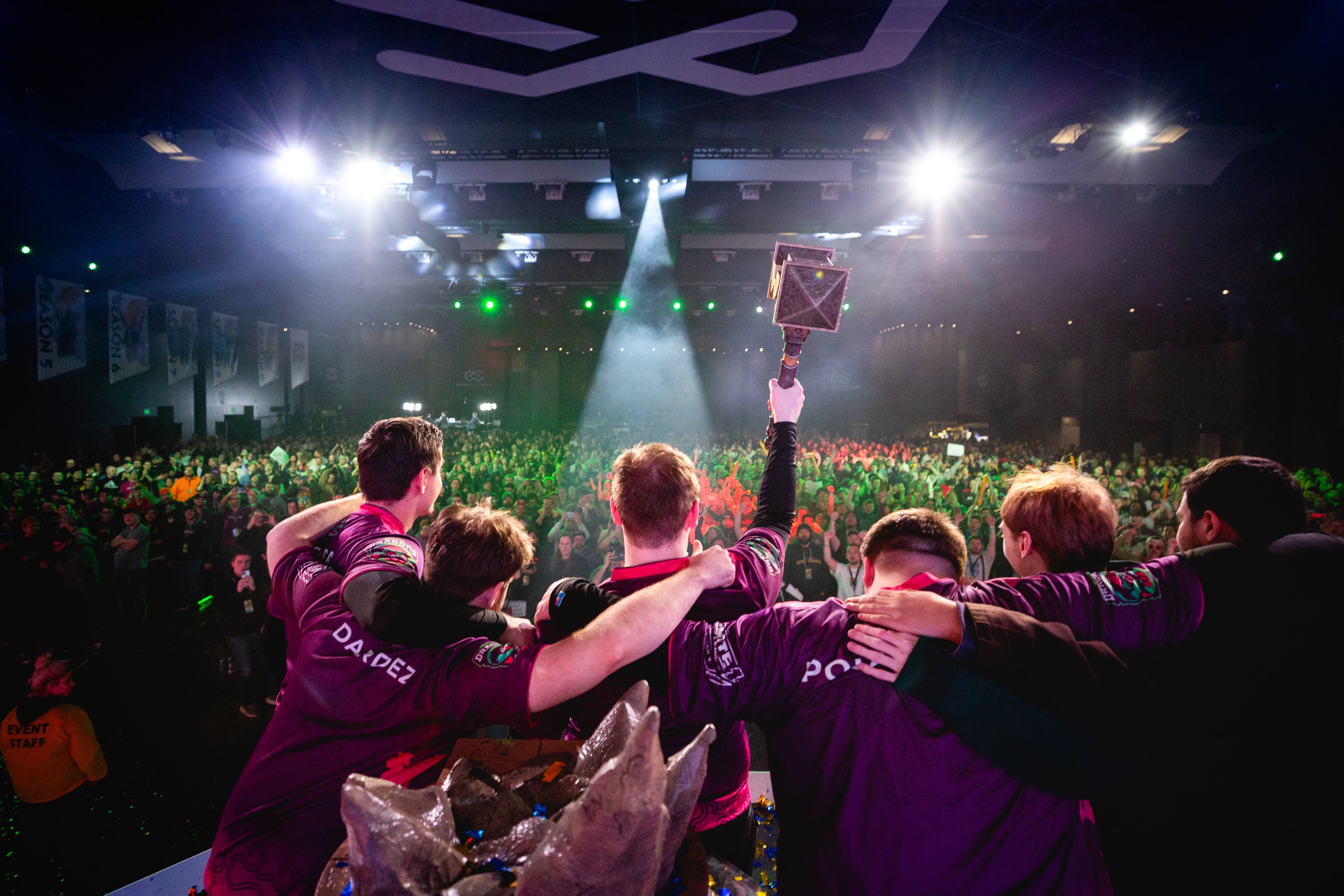 On stage at Smite World Championship